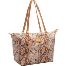 Sam Edelman Signature Miranda Zip Tote Tangerine - Sam Edelman Designer Handbags