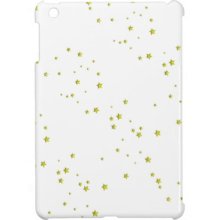 Scattered Yellow Stars Accents Template Background Ipad Mini Case