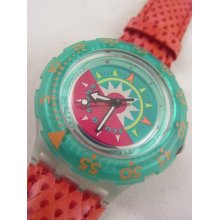 Sdk111 Swatch 1993 Tipping Compass Scuba Classic In Box