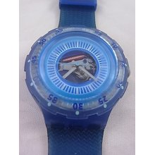 Sdl100 Swatch - 1997 Scuba Altamarea Hands Glow Blue