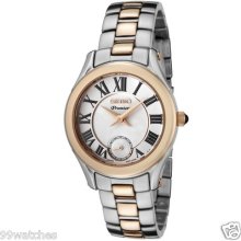 Seiko Srkz72p1 Ladies Premier Elegant,wr,rose Gold Plating,srkz72