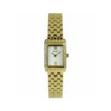 Sekonda Ladies Gold Plated Stone Set Bracelet Watch