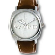 Selco Geneve Women`s Titan Medallion Watch W/ Leather Strap