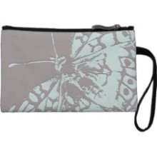 Serene Butterfly Wristlet Purse