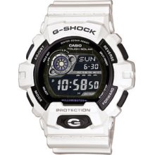 Shock Gr8900a-7 White Resin With Black Dial Gr8900 Series