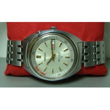 Silver Dial Vintage Seiko Bellmatic Alarm Automatic Day Date 103310 Used Watch