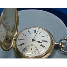 Silver Open Face Longines Hunter Case