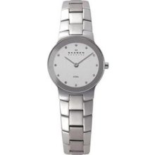 Skagen Denmark Watch, Womens Stainless Steel Bracelet 430SSXD