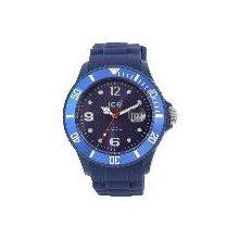 Slim Winter 11 Midnight Big Blue Dial and Silicone Strap Calander WR 5