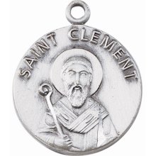 St. Clement Sterling Silver Medal (JC-1005)