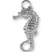 Sterling Silver Sea Horse Large Clasp -SCCSHLG