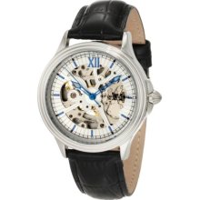 Stuhrling Original Men's 167.33152 Classic Automatic Skeleton Silvertone Watch