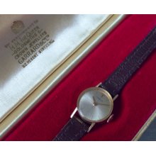 Stunning 1960s Tissot gold filled Ladies Swiss manual watch with original Garrard of London case