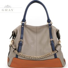 Style2030 Korea Genuine Leather Handbags Hobo Tote Shoulder Bag [b1040]