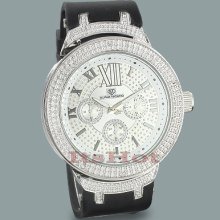 Super Techno Diamond Watch for Men 0.10ct