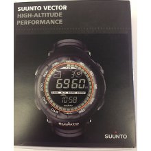 Suunto Watch Ss012279110 Men's Digital Vector Xblack Multi-function Black