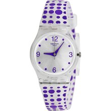 Swatch Purple Darling Silicone Ladies Watch LK319