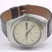 Swatch Stainless Steel Swiss Quartz Movement Wristwatch