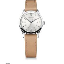 Swiss Army Victorinox 241541 Womens Alliance S.steel Leather Watch