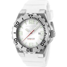 SWISS LEGEND Men's Expedition White Dial White Silicone