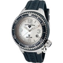 Swiss Legend Unisex 'Neptune Ceramic' Navy Blue Silicone Watch ...