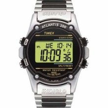 T77517 Timex Men's Atlantis 100 Stainless Steel Bracele