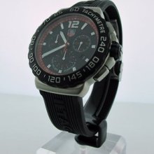 Tag Heuer Formula 1 Quartz Chrono Black Red Mens Watch Cau1116.ft6024