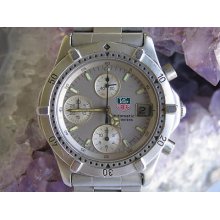 Tag Heuer Stainless Steel Automatic Chronograph Watch