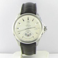 Tag Heuer Wav511b.fc6230 Grand Carrera Chronometer White Dial Brown Strap Watch