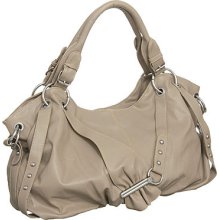 Taupe-Grey Large ''Helberta'' Hobo