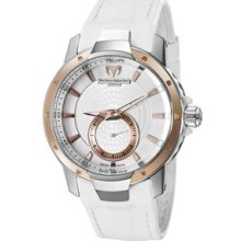 TechnoMarine Ladies UF6 White Leather Watch 609019