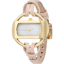 Ted Baker Te2076 Women's Analogue Leather Band White Mop Dial Watch