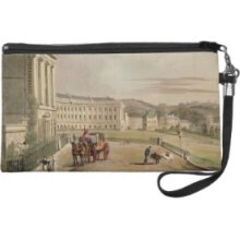 The Crescent, detail of the street, from 'Bath Ill Wristlet Clutches