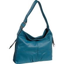 Tignanello All Wrapped Up Hobo Teal - Tignanello Leather Handbags