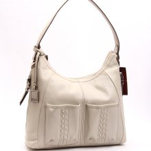 Tignanello Point of Interest Bone Hobo Shoulder Bag