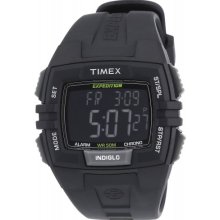Timex Expedition Full Pusher Wide, Black Strap - T49900