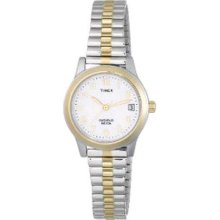 Timex Women's T2M828 Silver Stainless-Steel Analog Quartz Watch with