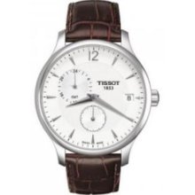 Tissot T0636391603700 Watch T classic Tradition Mens - Silver Dial Stainless Steel Case Quartz Movement