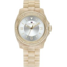 Tommy Hiilfiger Womens Horn Acetate Bracelet Watch 1781198