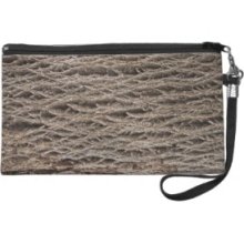 Tree Bark Wristlet Purse