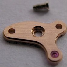 Tudor 390 Watch Movement Part: Anchor Bridge & Screw