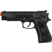 Ukarms 8945 Full Size Tactical M9 1911 Metal Spring Airsoft Pistol Black