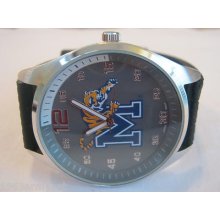 University Of Memphis Tigers Men's Or Ladies Watch - Silicone Band