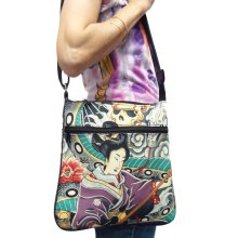 US handmade Cross Overbody Purse Zen Charmers Tattoo Gothic Pattern Shoulder Bag Purse,new, rare