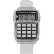 Vestal Datamat Digital Watch - Translucent