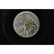 Vintage 12 Size Hamilton Pocket Watch Movement Grade 910 For Repairs