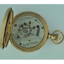 Vintage 18 Size Elgin Hunting Case Pocket Watch Grade 316 Keeping Time