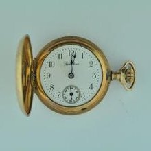 Vintage 3/0 Size Hampden Molly Stark Hunting Case Pocket Watch For Repair