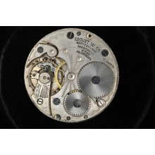 Vintage 41.9mm Swiss Locust Open Face Pocket Watch Movement For Repairs