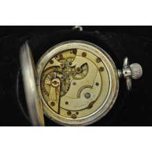 VINTAGE 54MM JOHN WANLESS .900 SILVER POCKET WATCH FOR REPAIRS - Silver - Sterling Silver